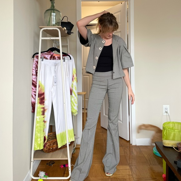 Silvia Tcherassi Jacket and Flare Pants Set Size 2 - Picture 2 of 3